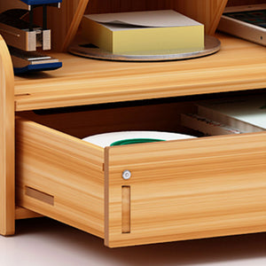 Multi-Functional Wooden Desktop Organizer