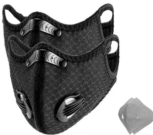 Double Vent Face Mask for Running and Cycling