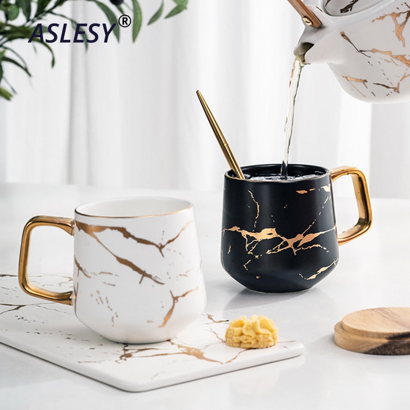 Fancy Marble Coffee Mug – Yugenite