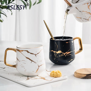 Fancy Marble Coffee Mug