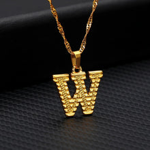 Load image into Gallery viewer, Stainless Steel Capital Letter Necklaces
