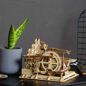 Build-It-Yourself Wooden Marble Rollercoasters!