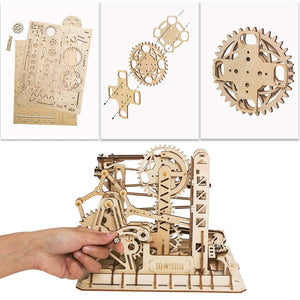 Build-It-Yourself Wooden Marble Rollercoasters!